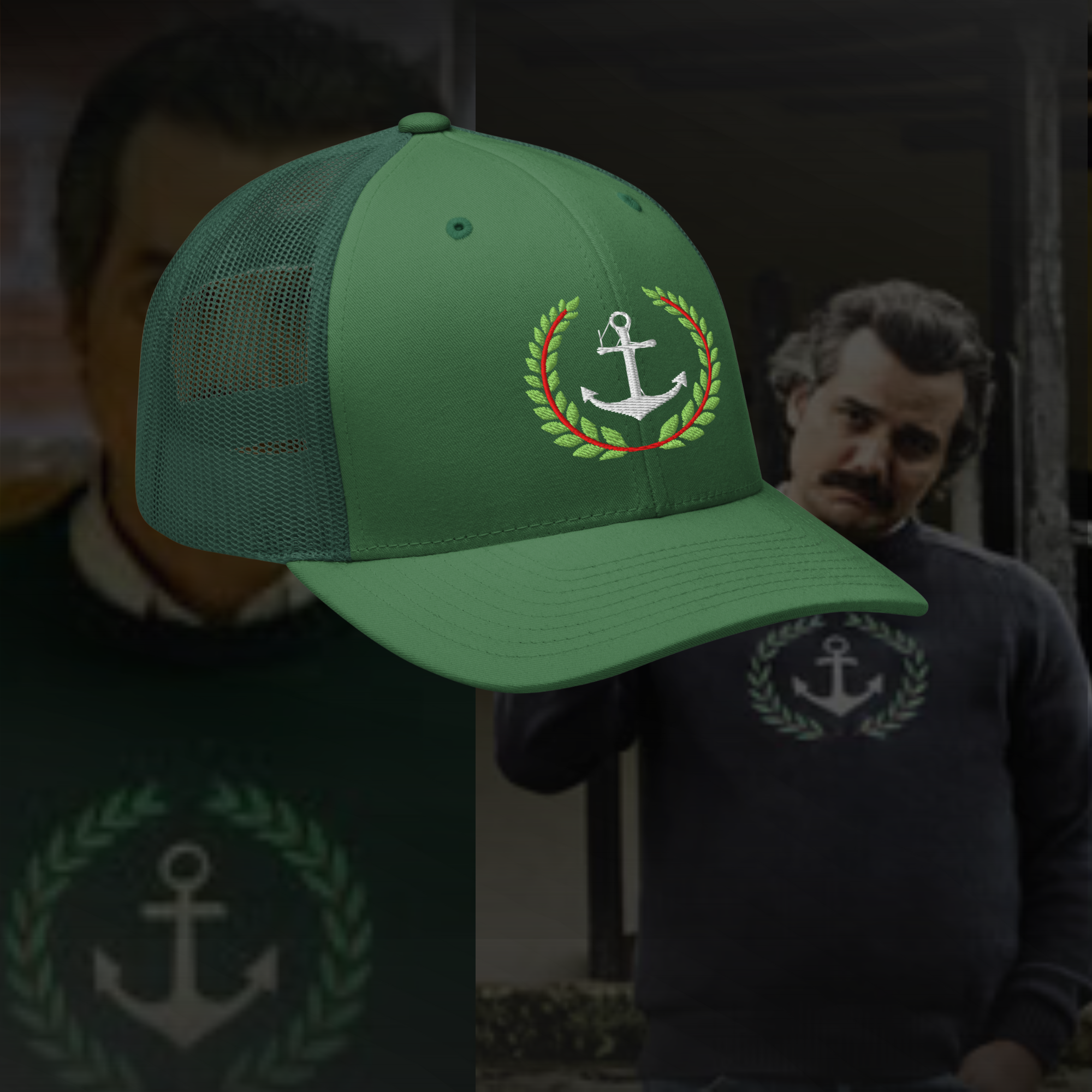 Anchor Narcos Wagner Moura Cap