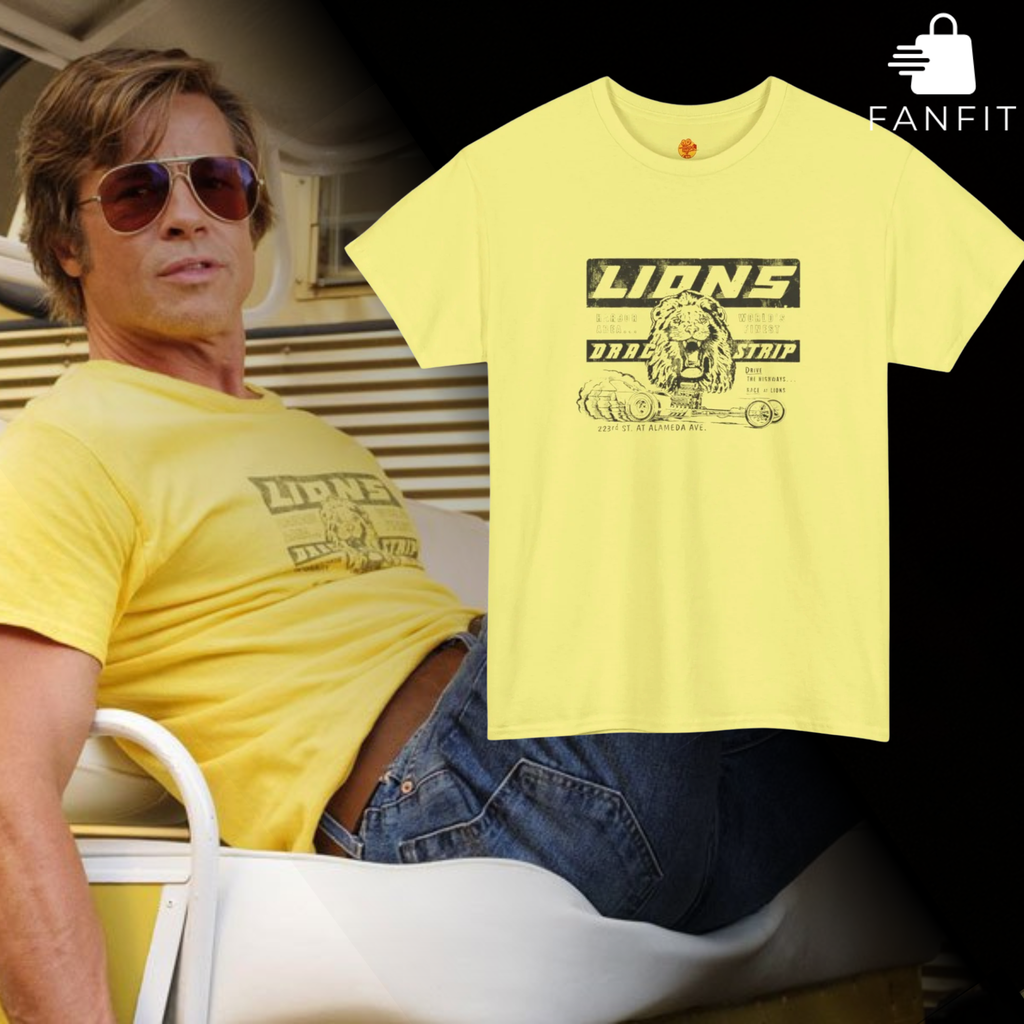 Lions Drag Strip Once Upon a Time in Hollywood Unisex Tee