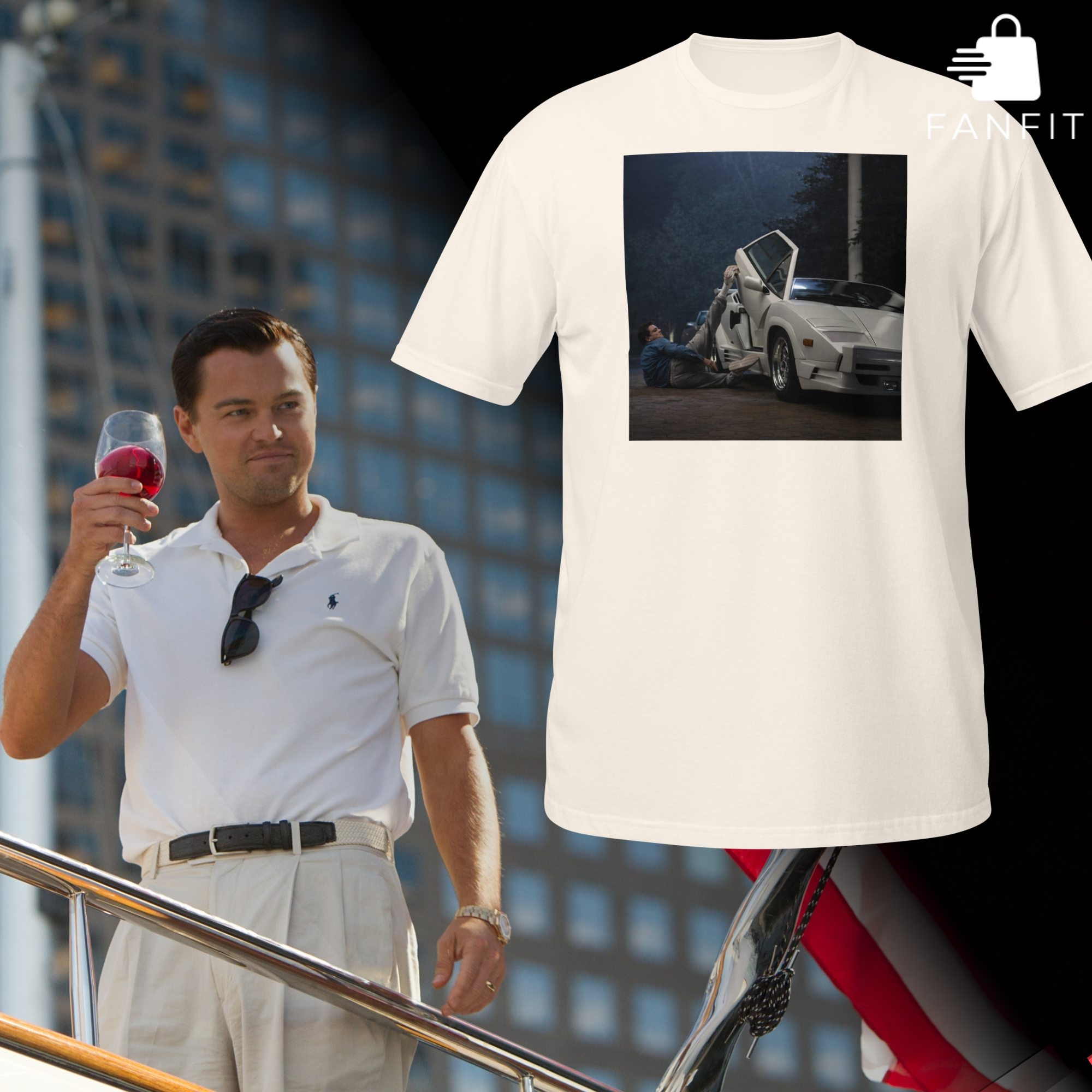 Wolf Of Wall Street Car Scene Comfort Colors Shirt