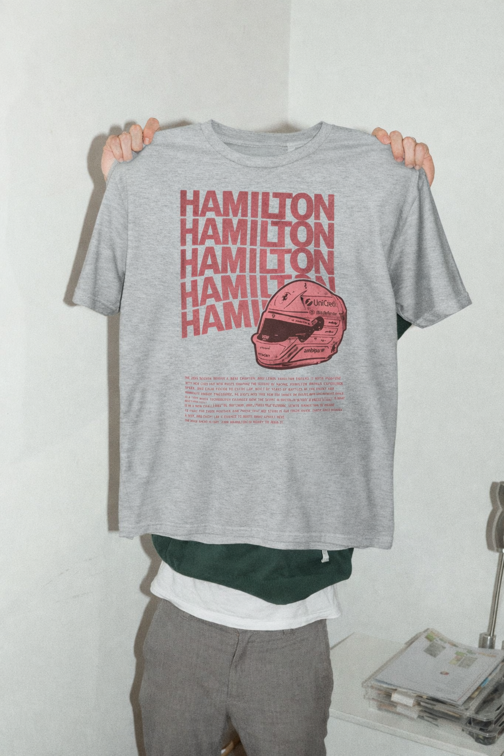 Lewis Hamilton Ferrari F1 Racing Shirt, Vintage Motorsport Tee