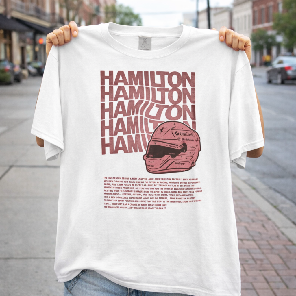 Lewis Hamilton Ferrari F1 Racing Shirt, Vintage Motorsport Tee