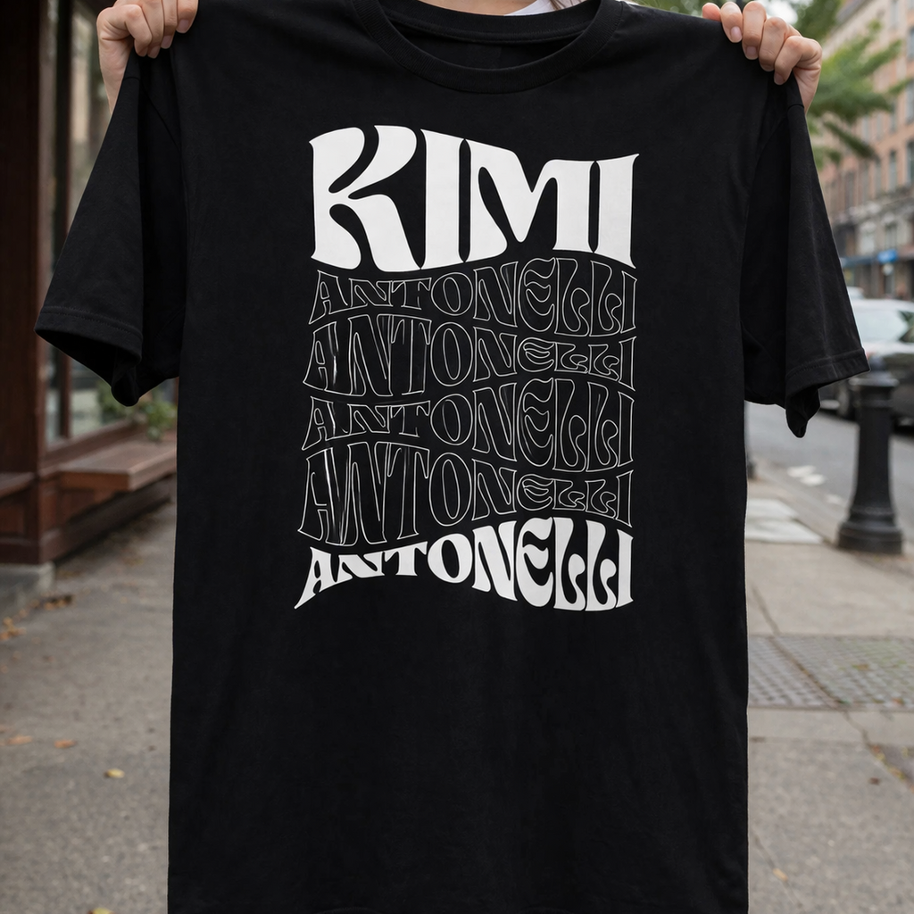 Kimi Antonelli Shirt Minimalist F1 Tee Formula 1 Racing T-Shirt