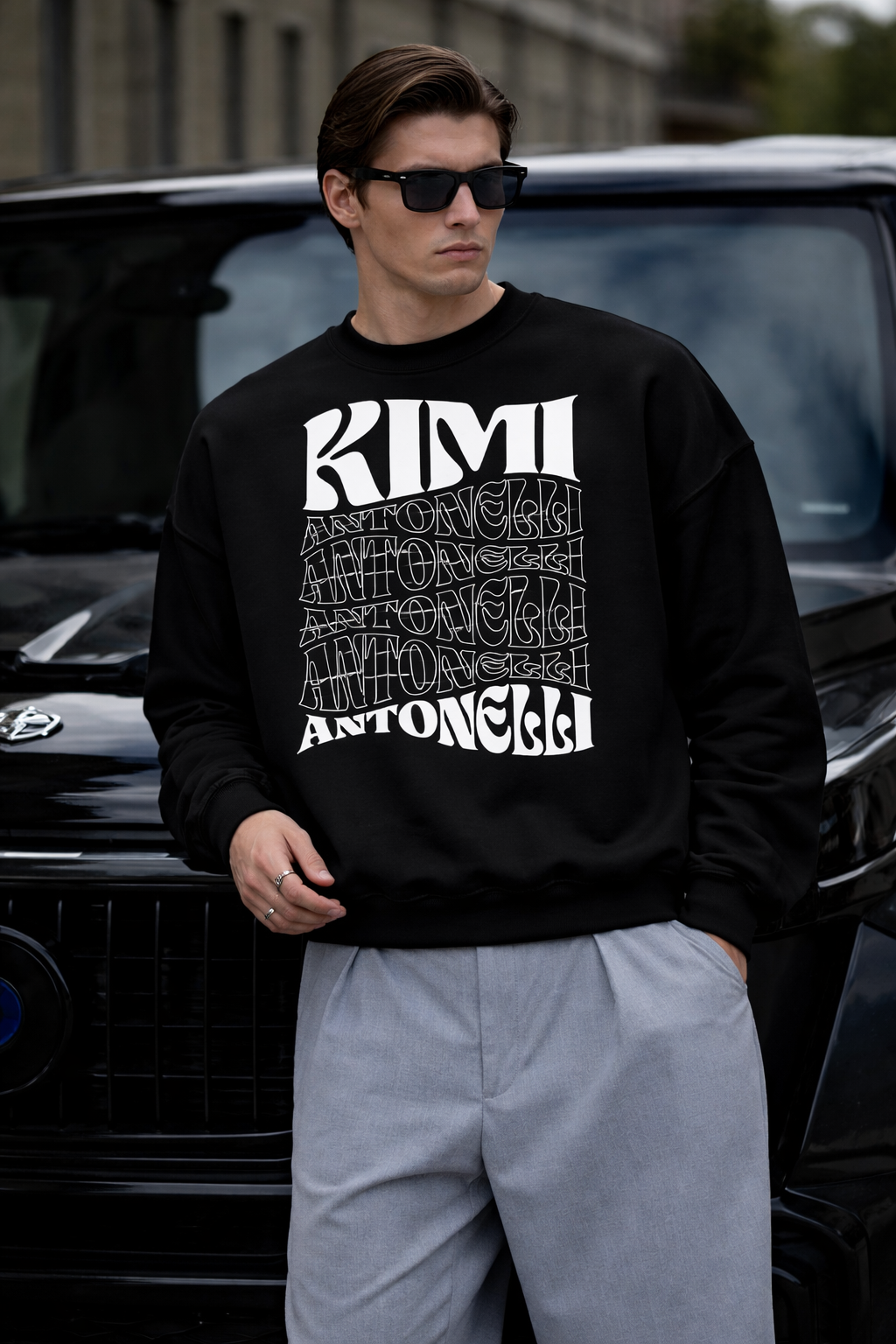 Kimi Antonelli Sweatshirt Minimalist F1 Crewneck Formula 1