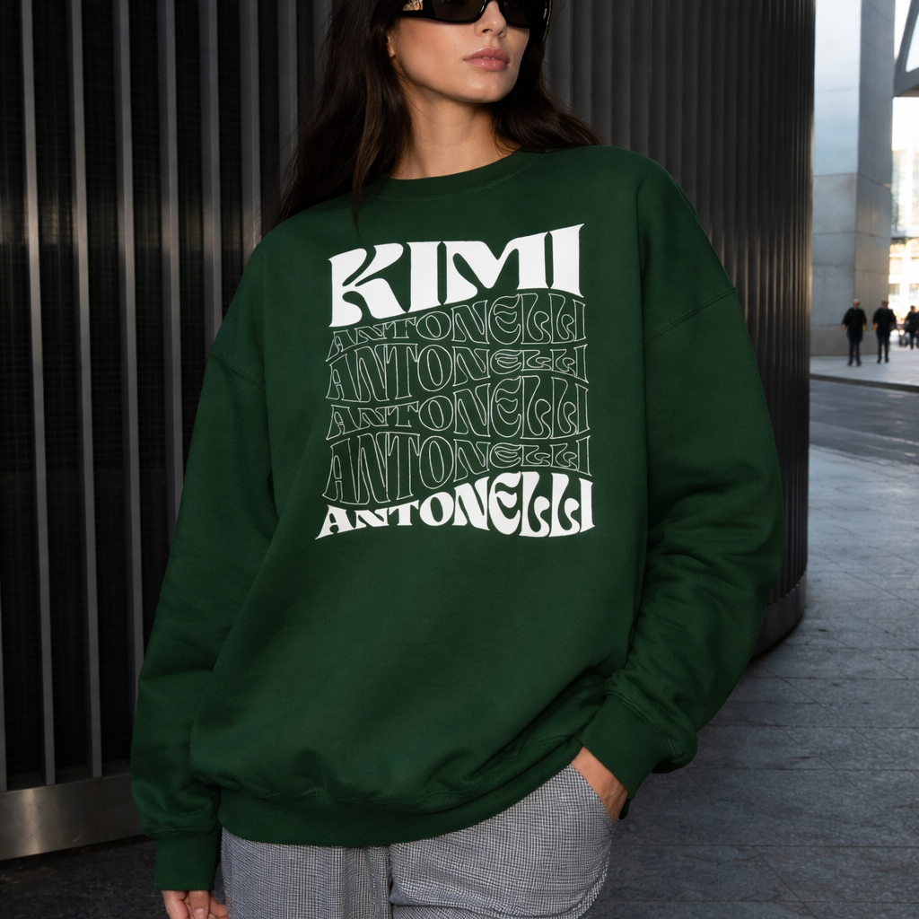 Kimi Antonelli Sweatshirt Minimalist F1 Crewneck Formula 1
