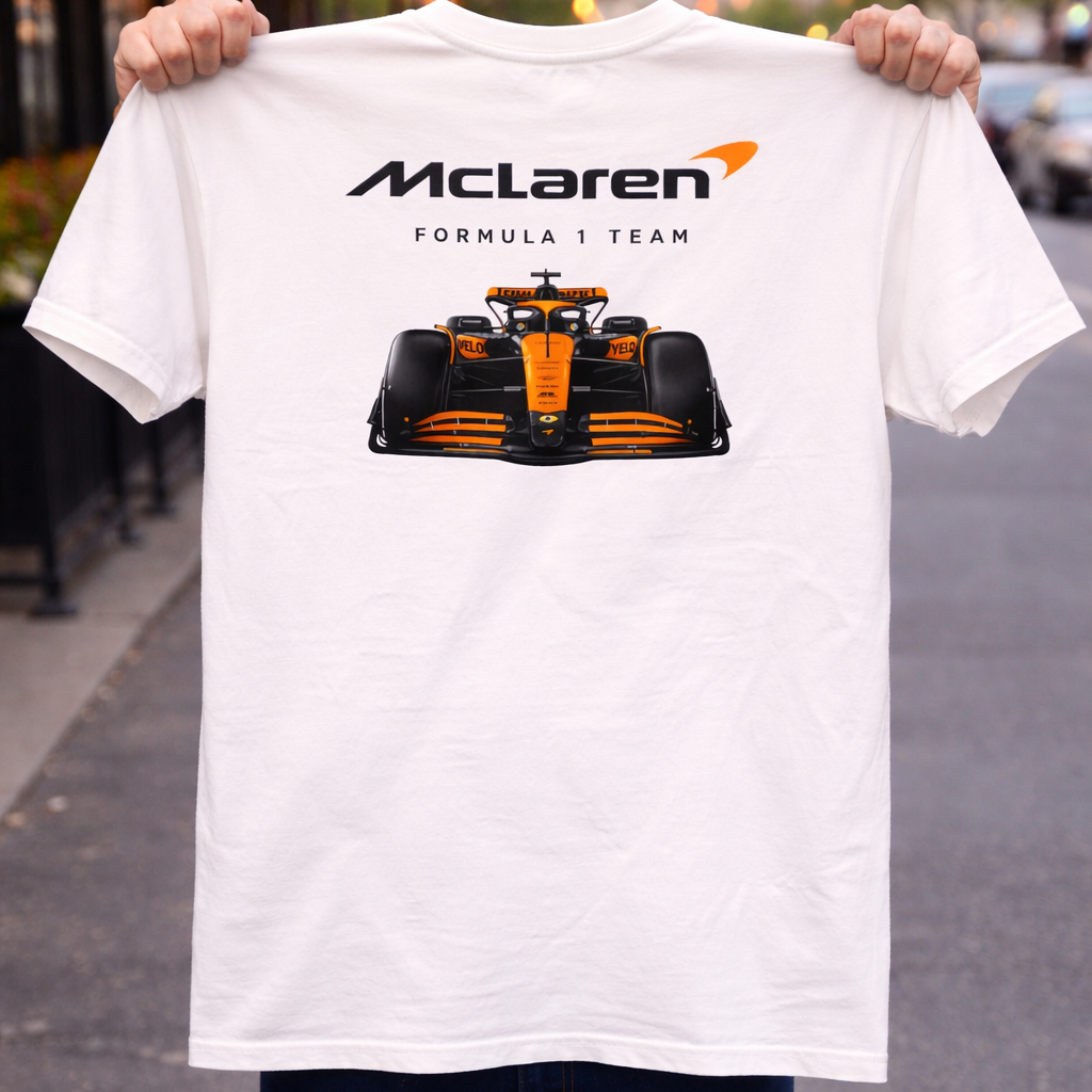 McLaren F1 Shirt Formula 1 Racing Team Tee Motorsport T-Shirt