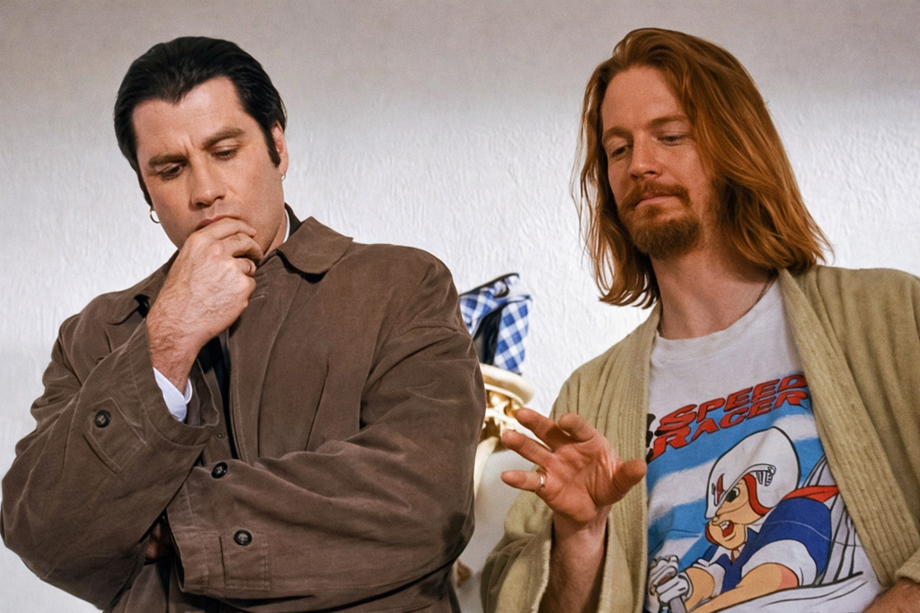Pulp Fiction Lance Speed Racer Go Anime Tee