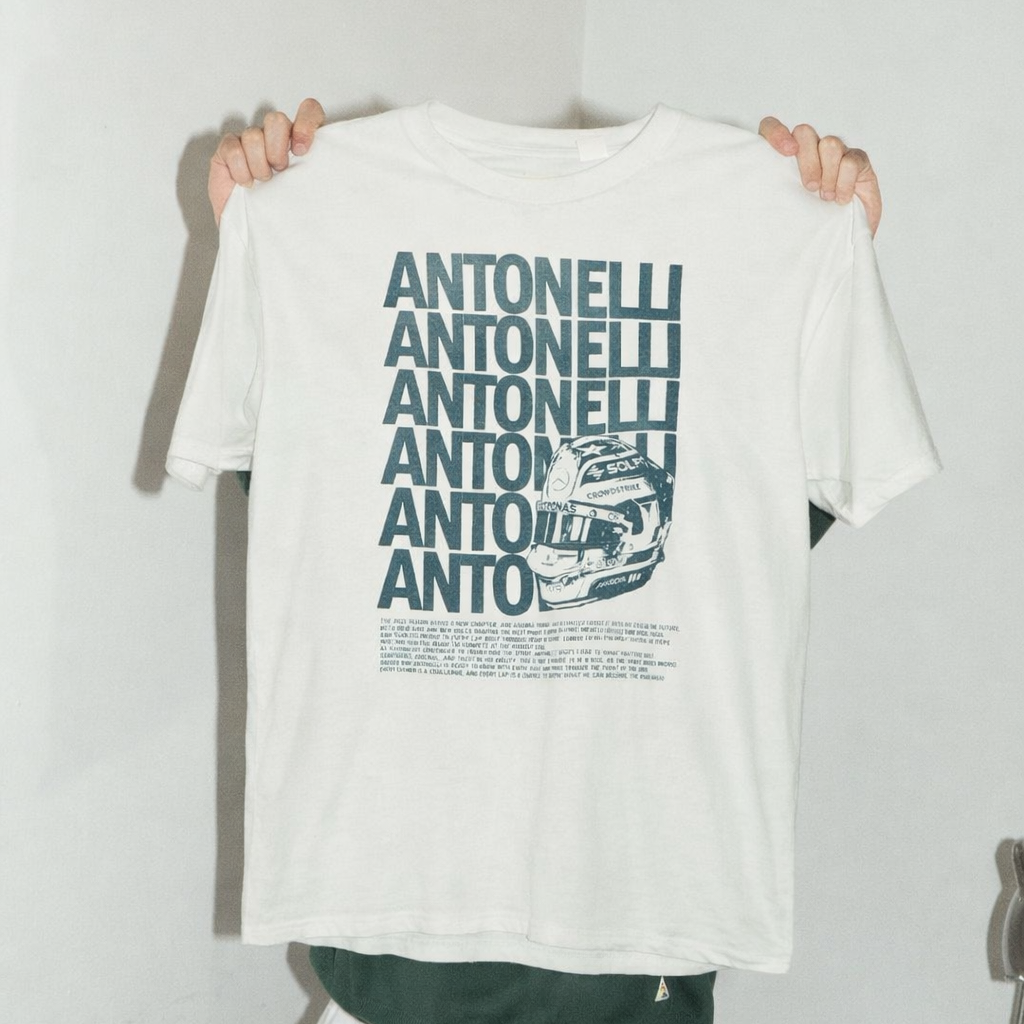 Kimi Antonelli Shirt F1 Driver Tee Formula 1 Racing Graphic T-Shirt