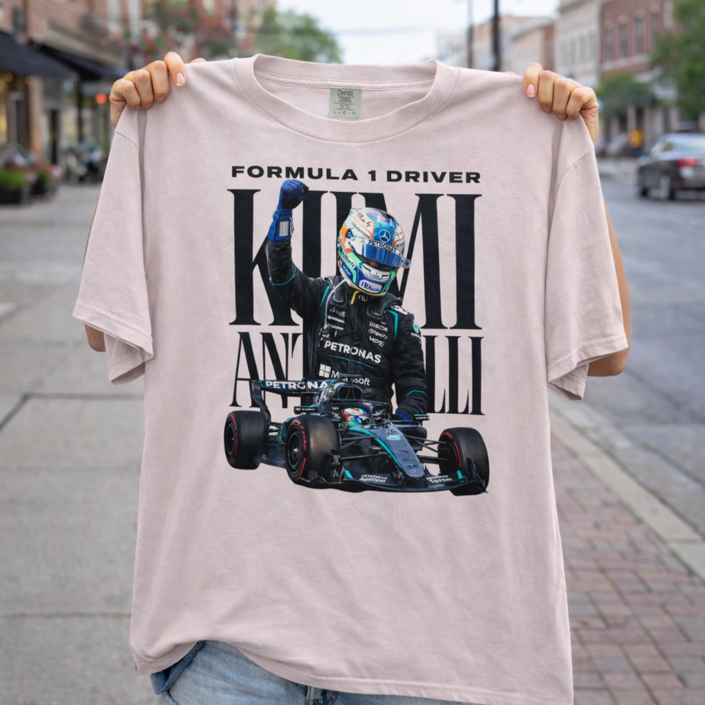 Kimi Antonelli Shirt Formula 1 Driver Tee F1 Racing T-Shirt