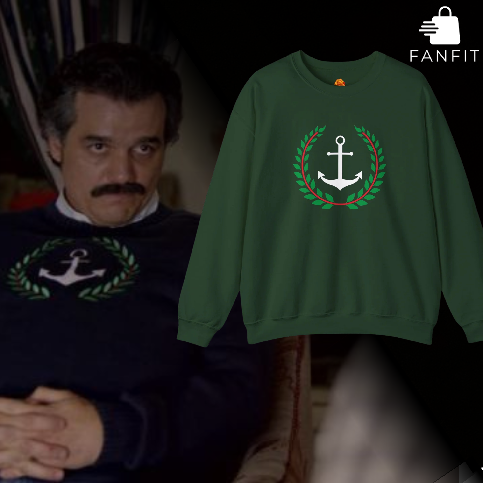 Anchor Narcos Wagner Moura Sweatshirt