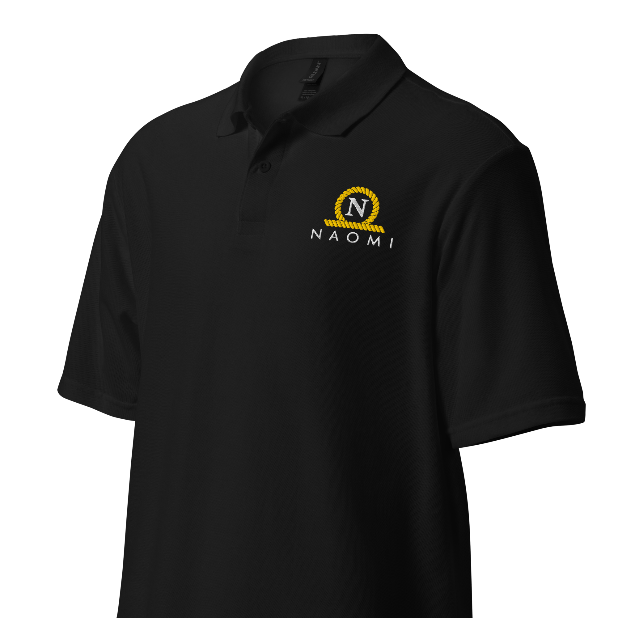 Naomi Embroidered Unisex polo shirt | The Wolf Of Wall Street Shirt