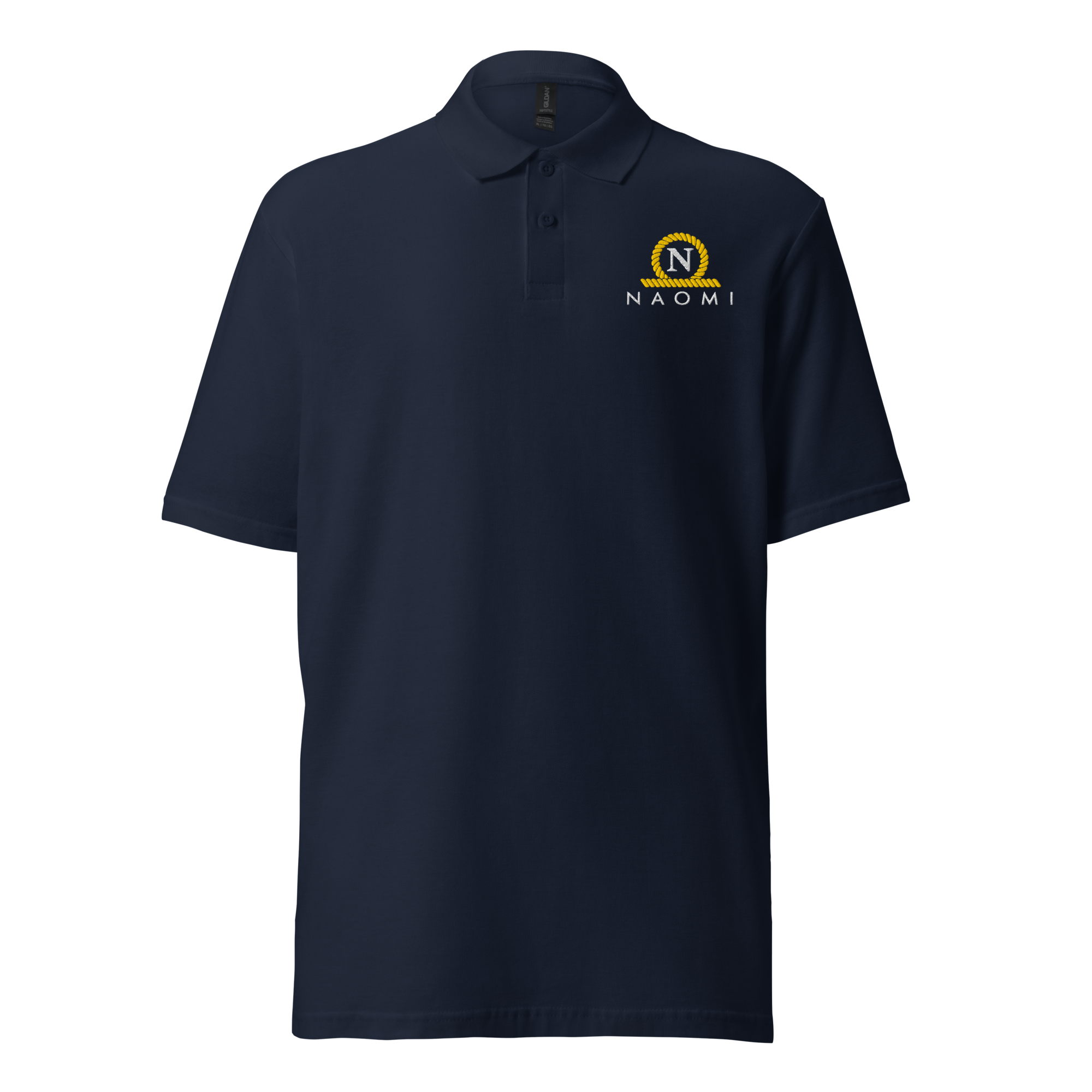 Naomi Embroidered Unisex polo shirt | The Wolf Of Wall Street Shirt