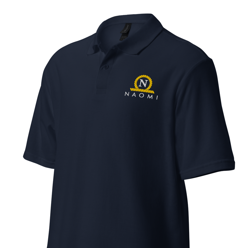 Naomi Embroidered Unisex polo shirt | The Wolf Of Wall Street Shirt