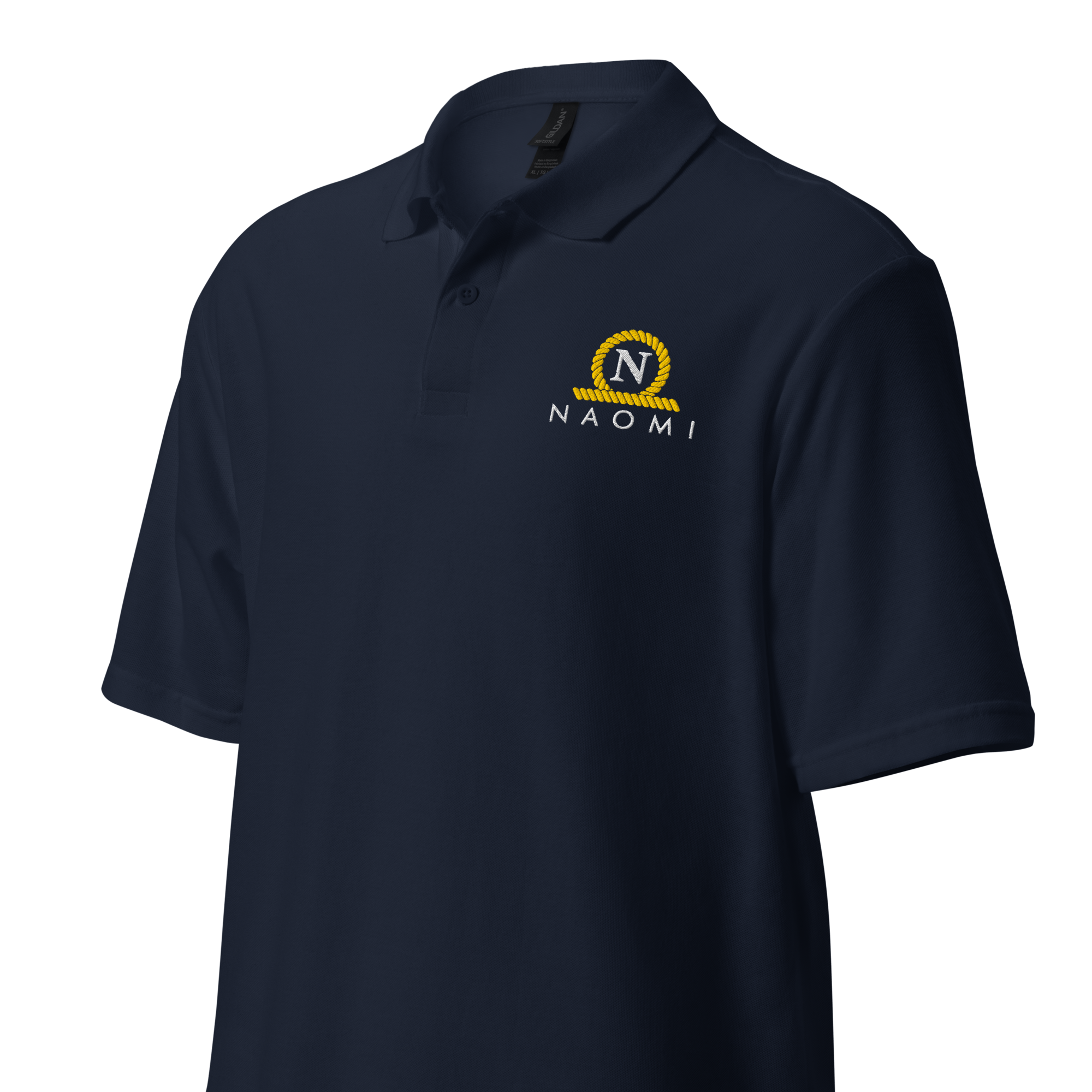 Naomi Embroidered Unisex polo shirt | The Wolf Of Wall Street Shirt